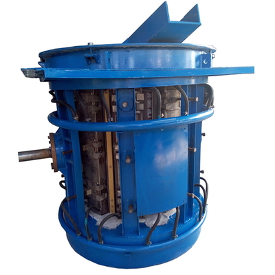 Factory price 1 ton aluminium chips scrap cast induction melting machine industry furnace