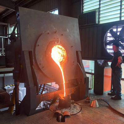 Steel Steel Scrap Melting Induction Furnace in 1 Ton Capacity