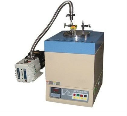 1600.C Vacuum crucible muffle Furnace with quartz crucible Dia150mmxH200mm